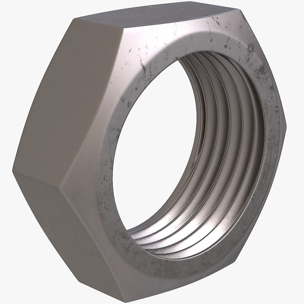 hex nut 3D model