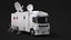 3D model generic broadcast tv truck