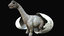 3D brachiosaurus rigged