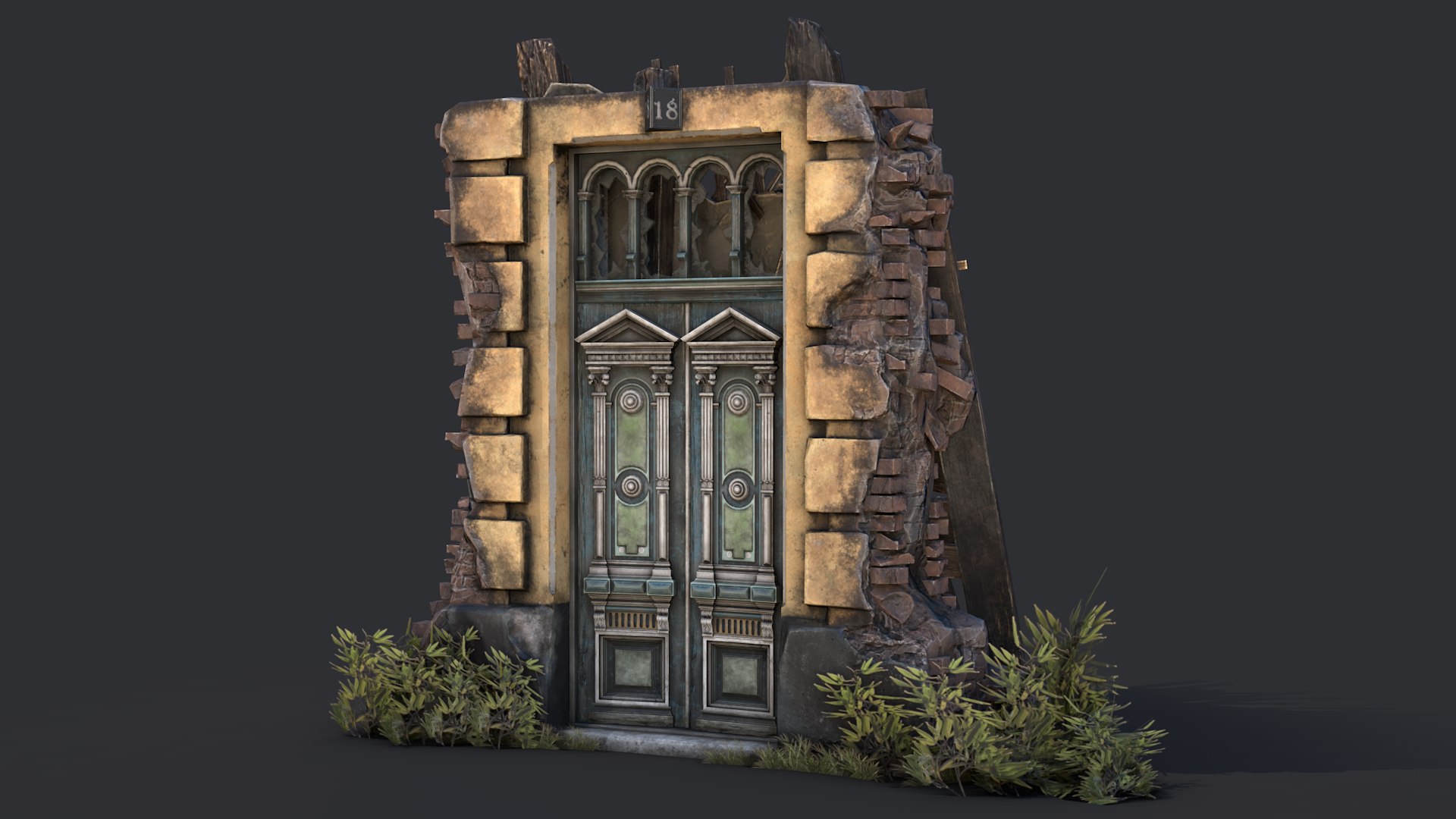 3D model old door - TurboSquid 1484506