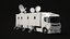 3D generic tv truck trailer model