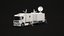 3D generic tv truck trailer model