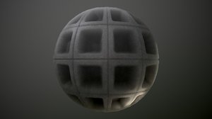 Square Tiled Acoustic Concrete Ceiling 4096x4096
