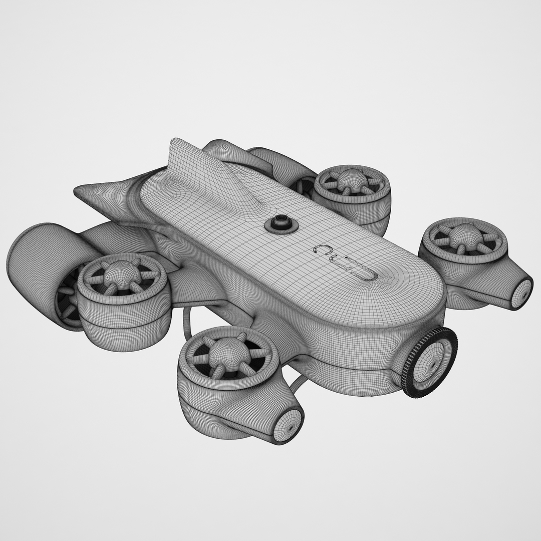 Underwater drone geneinno 3D model TurboSquid 1484603