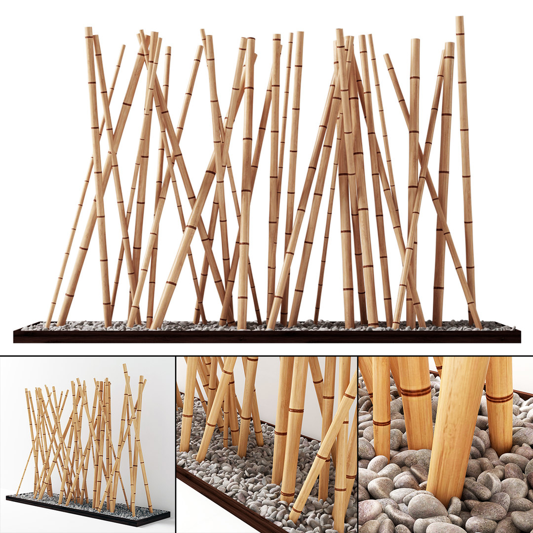 3D decor bamboo model - TurboSquid 1484745