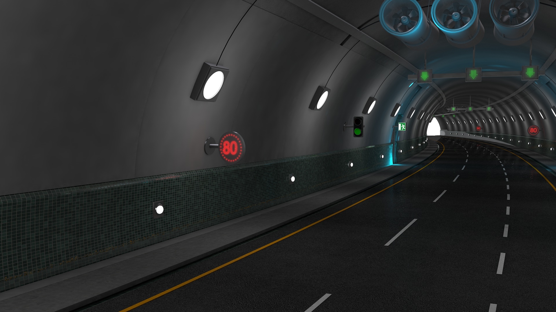 隧道公路3d模型