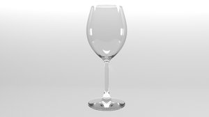 wine glass 3D model