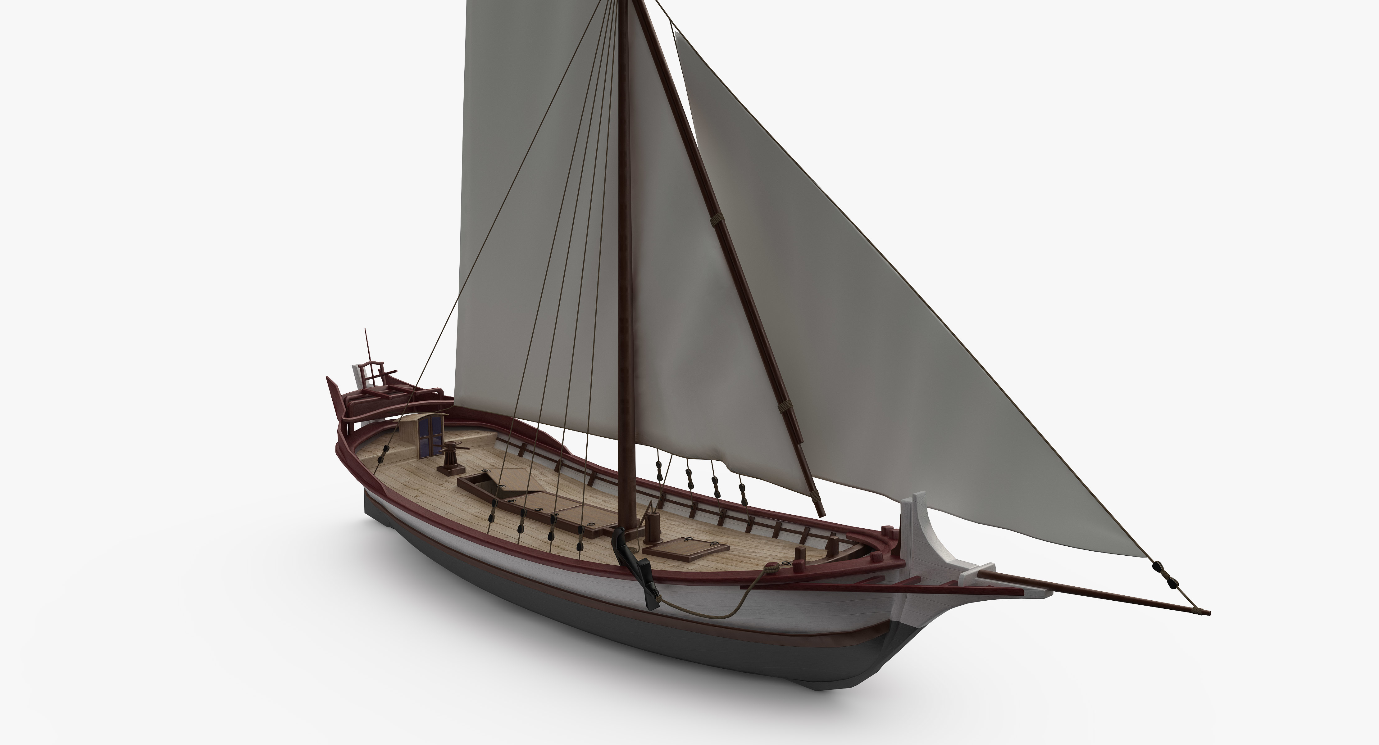 3D historical french vessel - TurboSquid 1485298