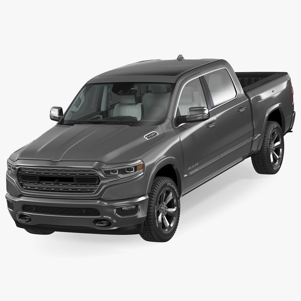 3D model pickup truck dodge ram