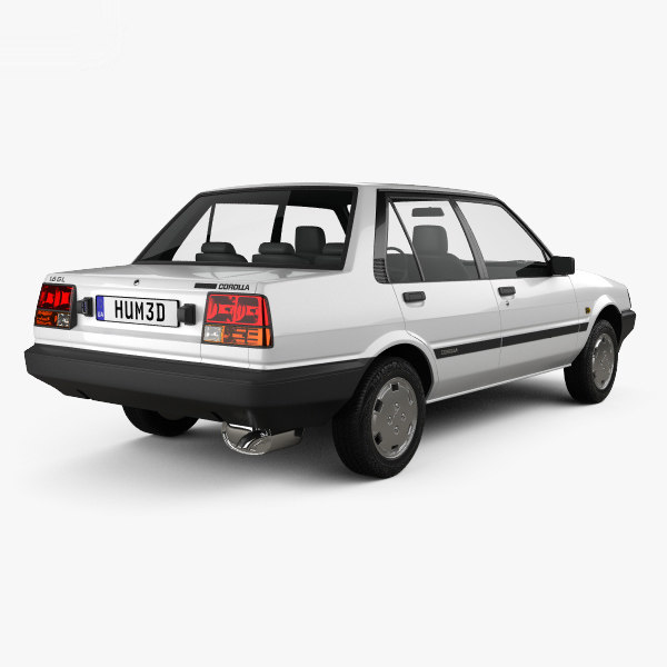 Toyota Corolla Limousine 1983 3d Modell Turbosquid 1485076