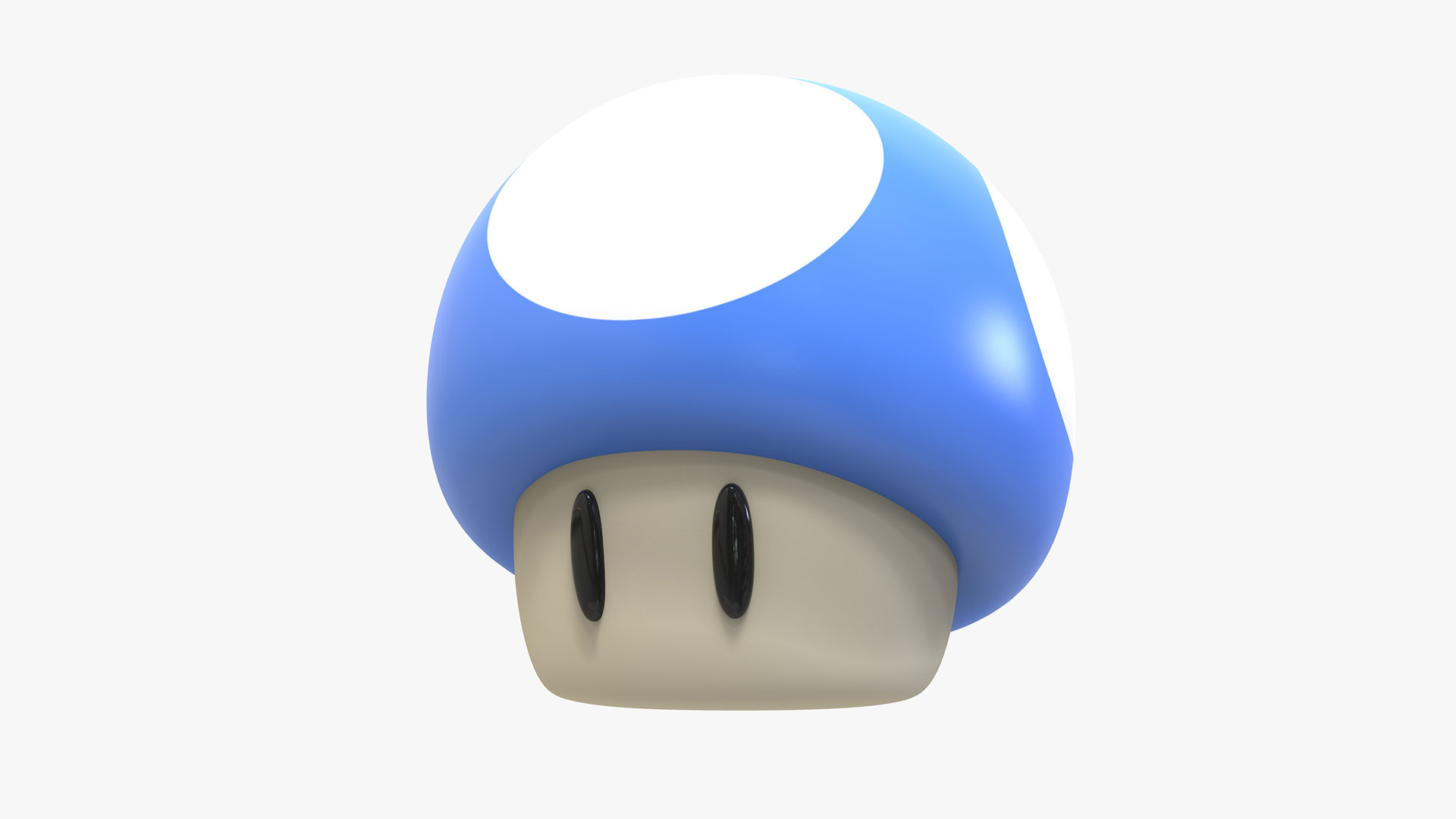 3D super mushroom mario kart TurboSquid 1485163