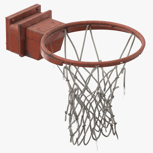 3D basketball net ripped