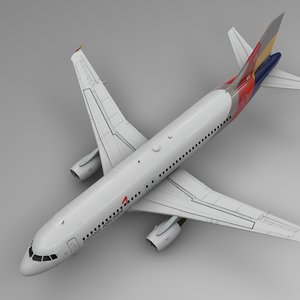 asiana airlines airbus a320 model