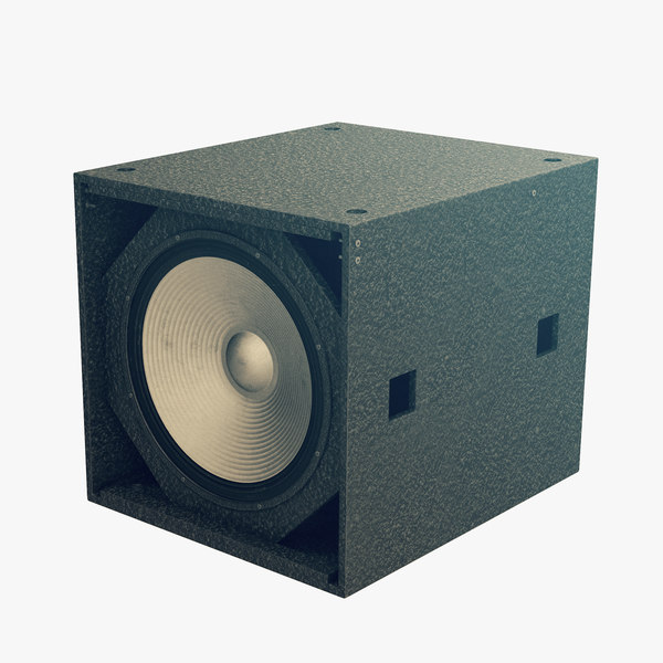 Subwoofer 3D Models for Download TurboSquid