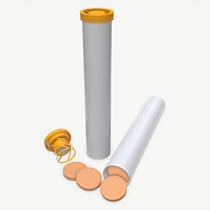 tube vitamin 3D model