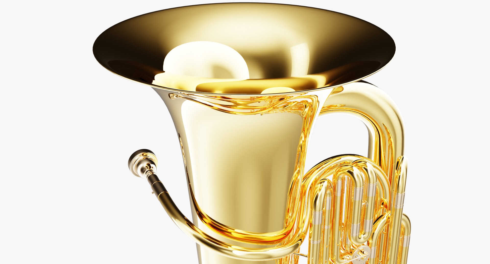 3D tuba music instruments model TurboSquid 1485530
