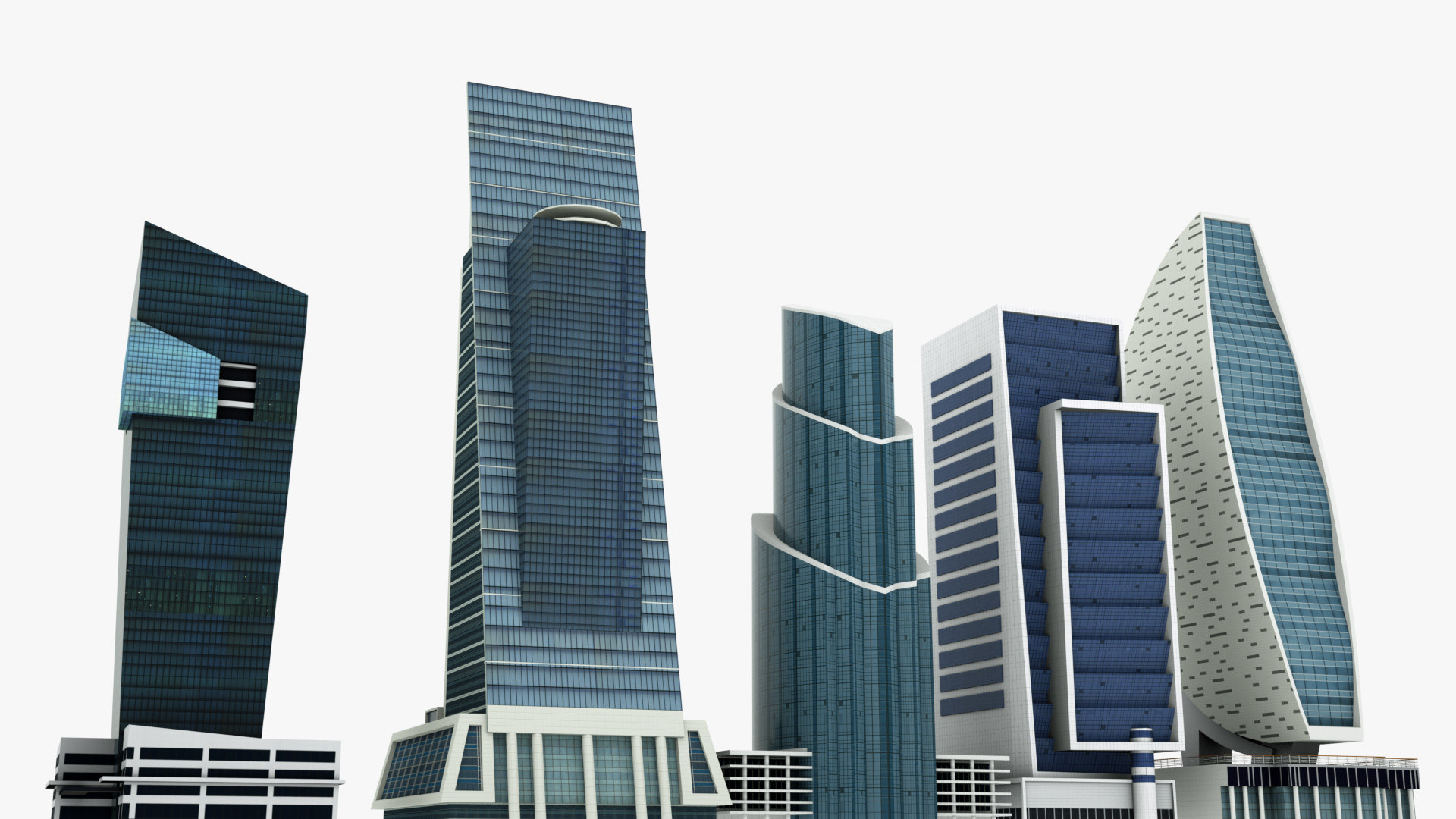 Dubai Skyscrapers 3D Model - TurboSquid 1485739