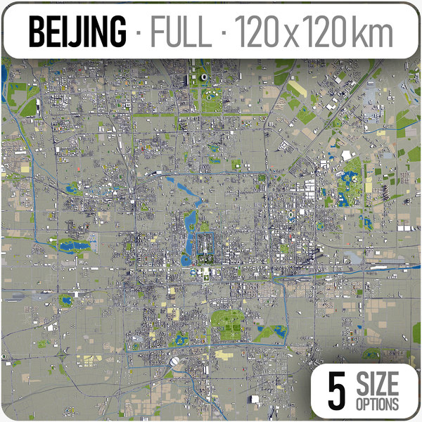 beijing region - area 3D model