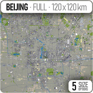 beijing region - area 3D model
