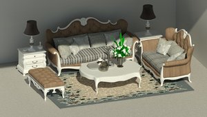 classic setting area revit 3D model