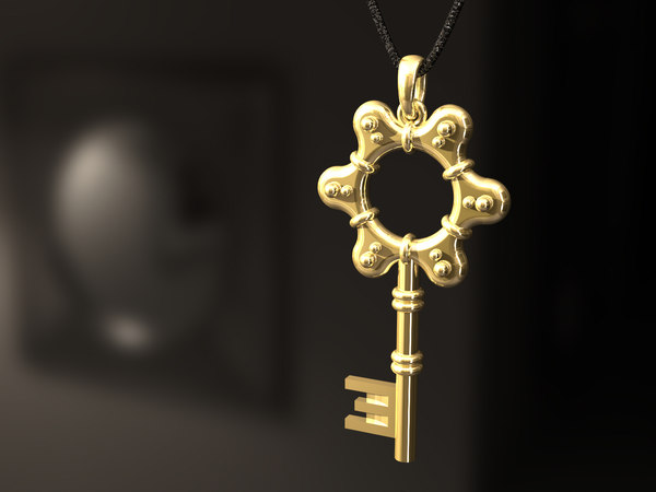 key pendant 3D model