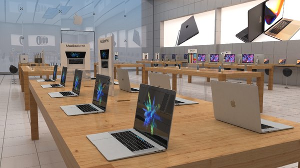 3D apple store model - TurboSquid 1485940