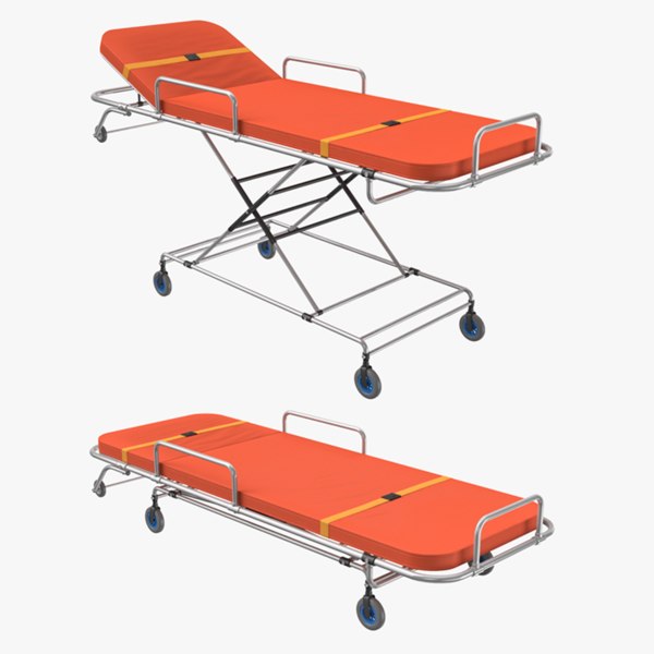 3D ambulance beds positions
