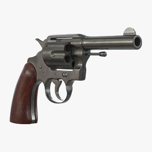 revolver 3D model