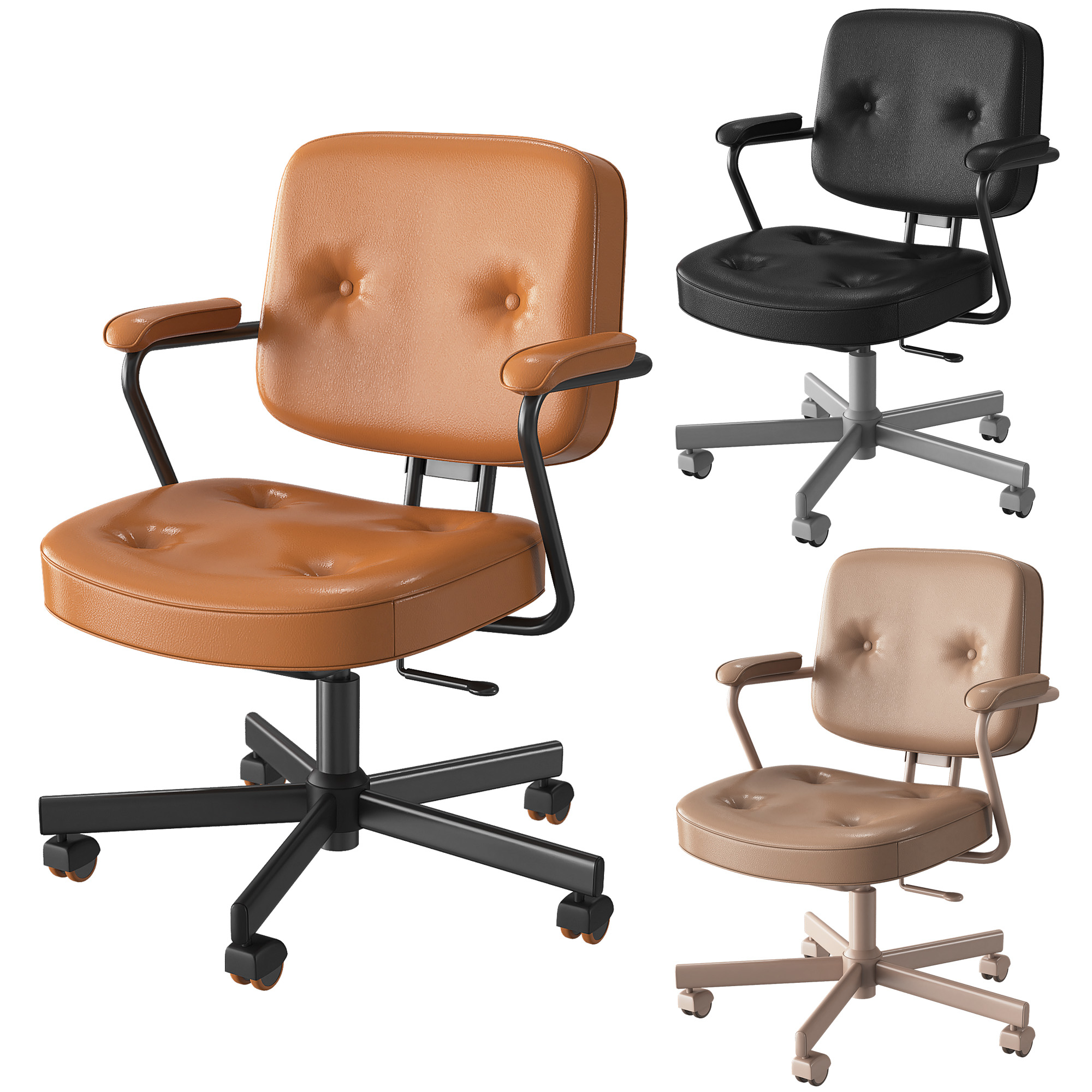 Office Chair Ikea Alefjll 3d Turbosquid 1486035