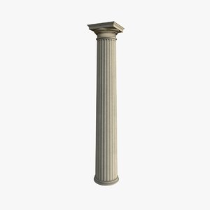 columns greek order 3D