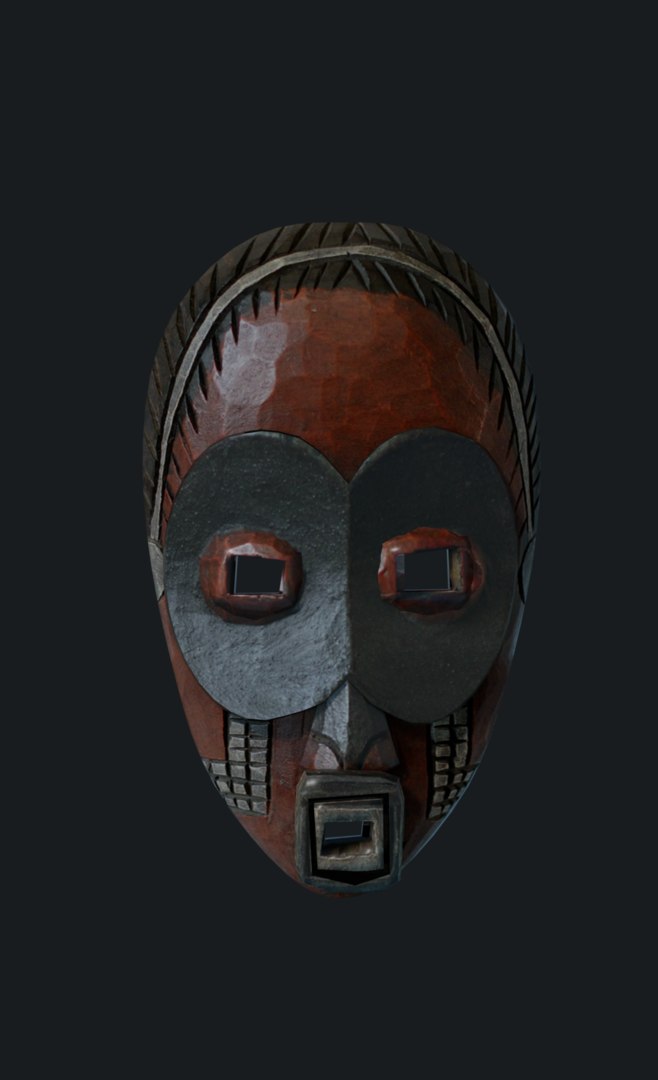 3D model masque africain - TurboSquid 1486180