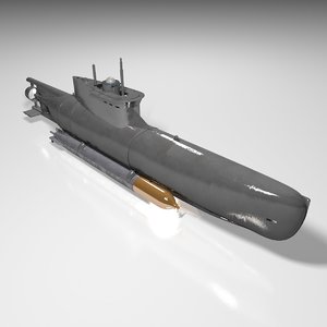 3D submarine sub marine