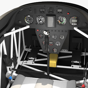 aerobatic aircraft cockpit air 3D model