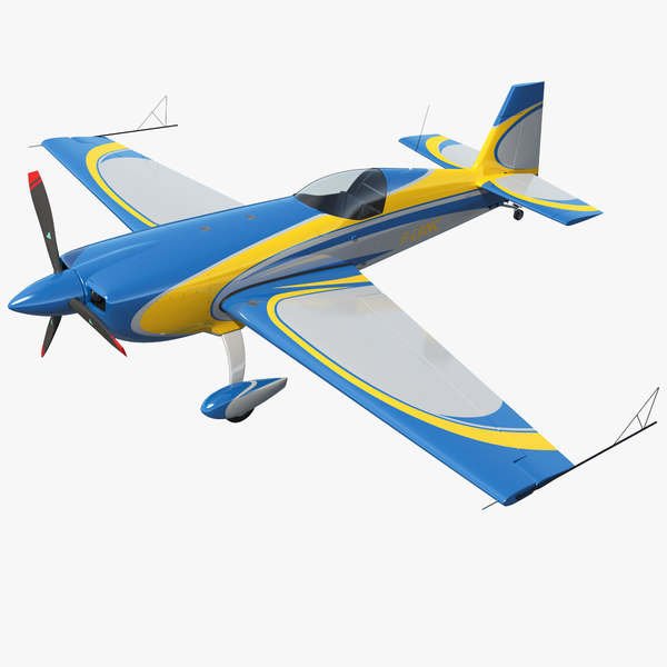 ExtraEA300AerobaticMonoplaneBlueYellowmb