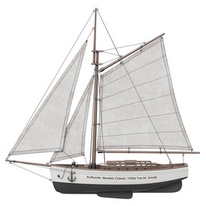 yacht 3D model