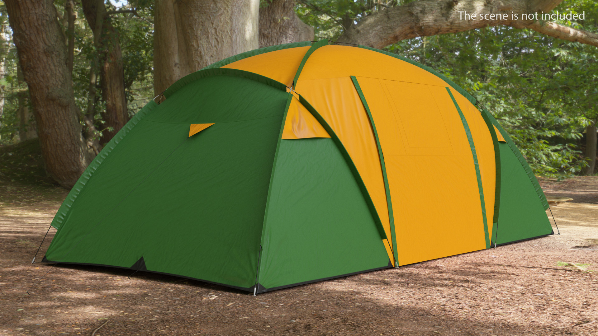 Outdoor camping tent closed model - TurboSquid 1486446