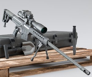 rifle sniper 3D model