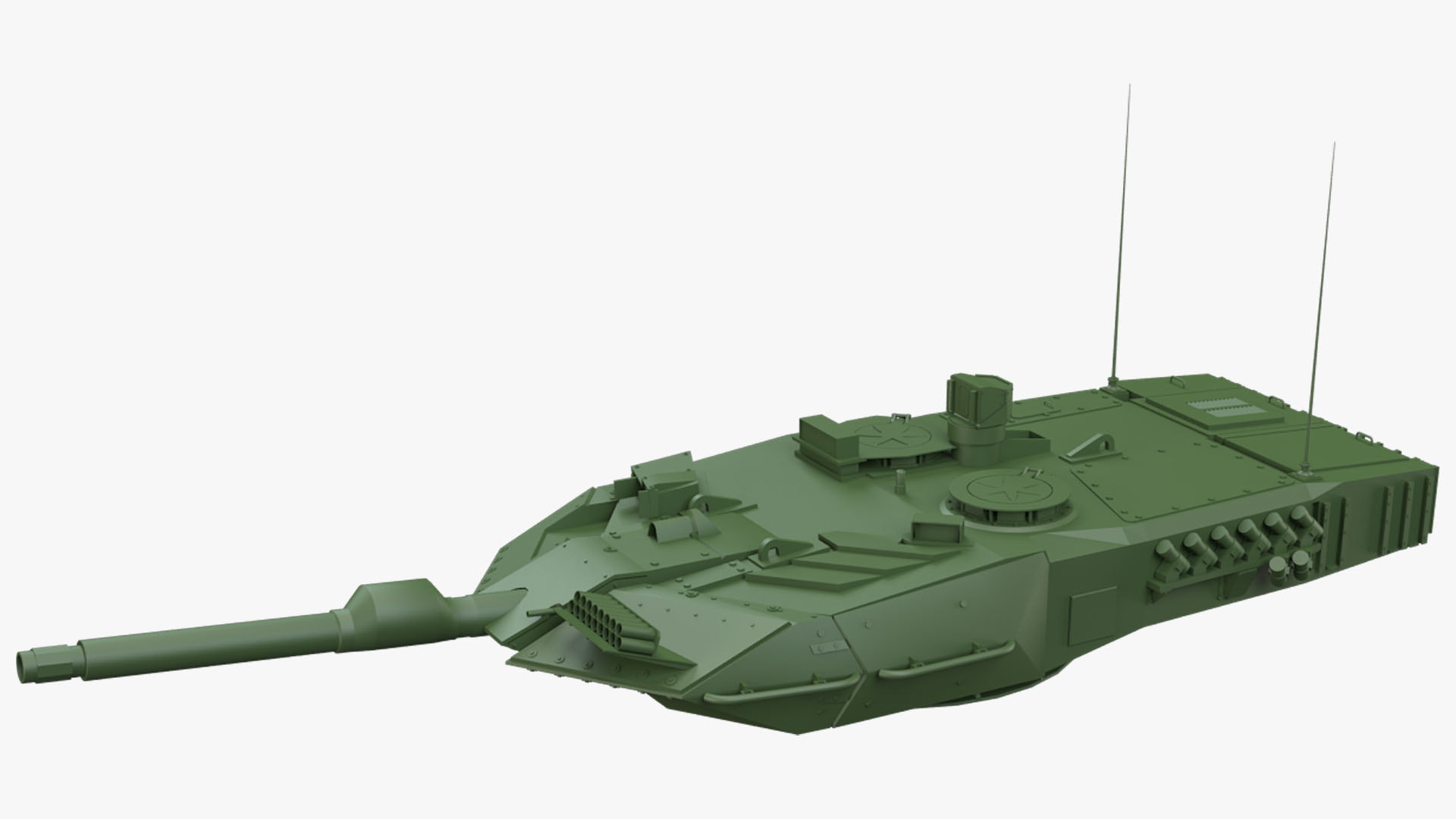 3D german leopard 2a6 turret - TurboSquid 1486768