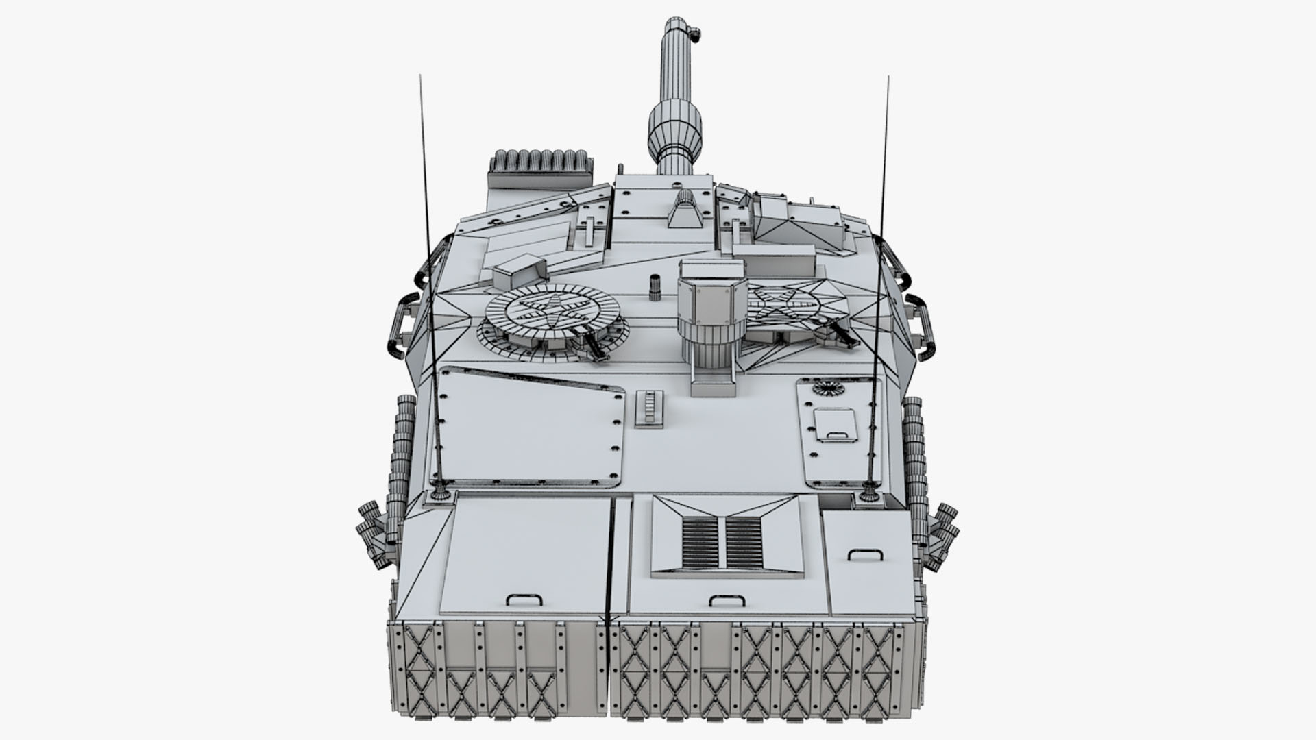 3D german leopard 2a6 turret - TurboSquid 1486768