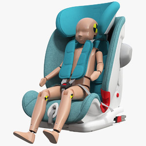 3D child crash test dummy