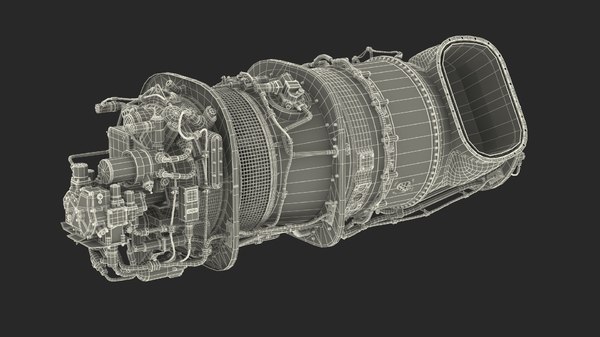 3D pratt whitney pt6c turboshaft - TurboSquid 1486891