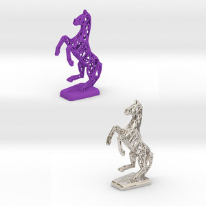 horse mares print 3D model