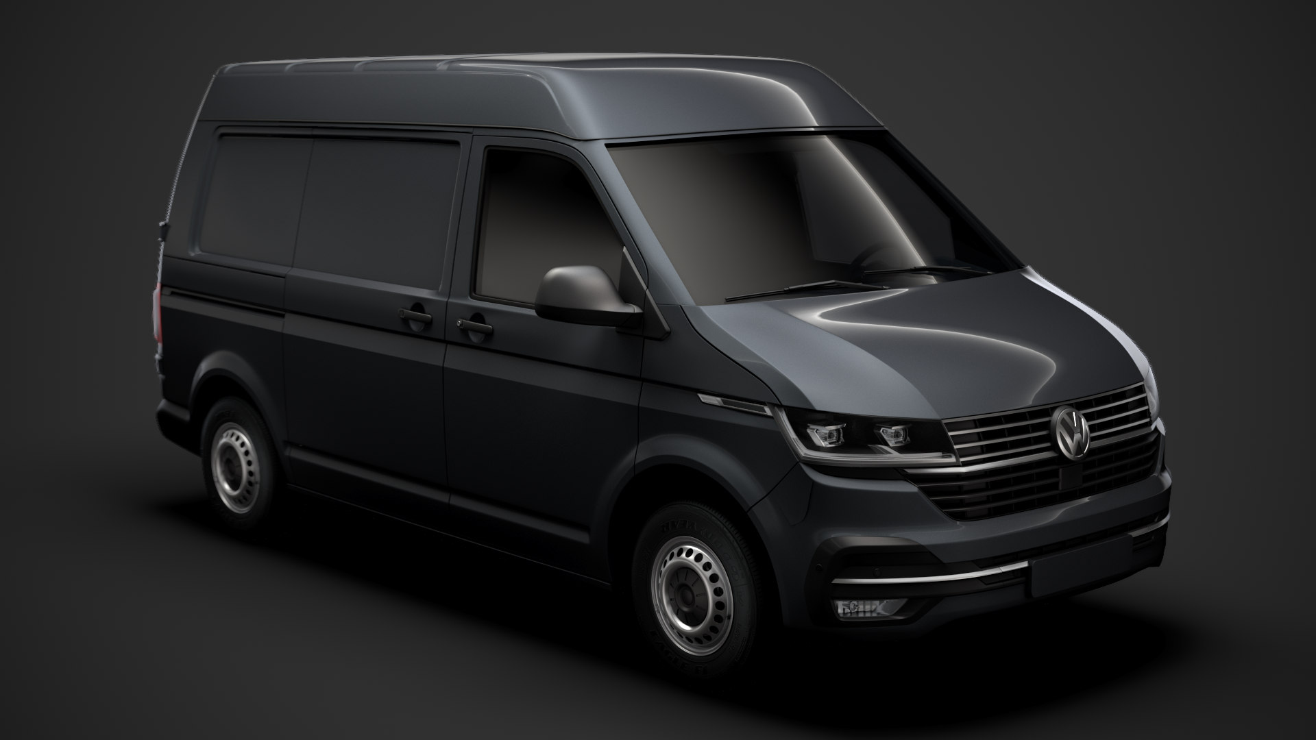 3D volkswagen transporter van l1h2 - TurboSquid 1486860