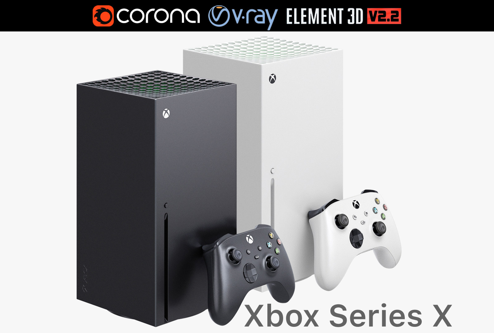 Xbox series x console 3D model - TurboSquid 1486932