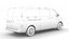 volkswagen transporter van l2h1 3D model