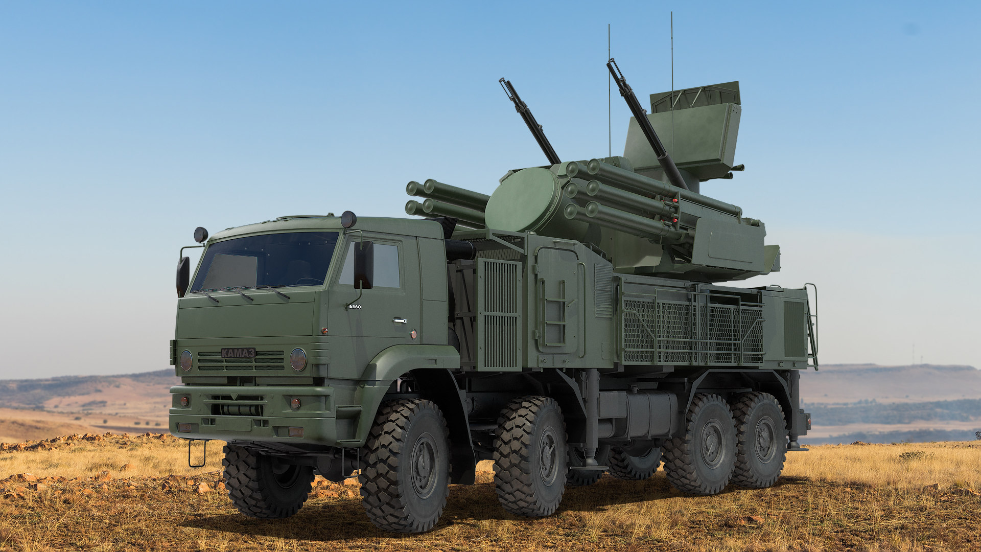 Pantsir s1 sa-22 greyhound model - TurboSquid 1487231