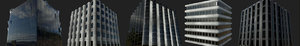 Ultra Low-Res Urban Building Facade Pack