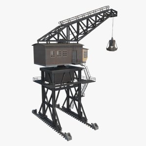 3D dock crane