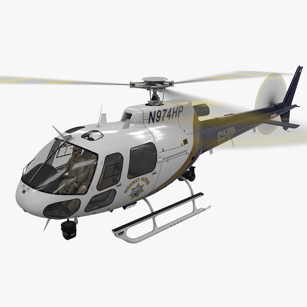 As 350カリフォルニアハイウェイパトロールアニメーション3dモデル Turbosquid
