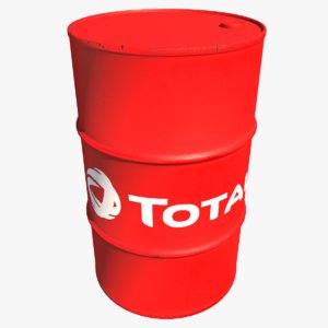barrel total oil 3D model